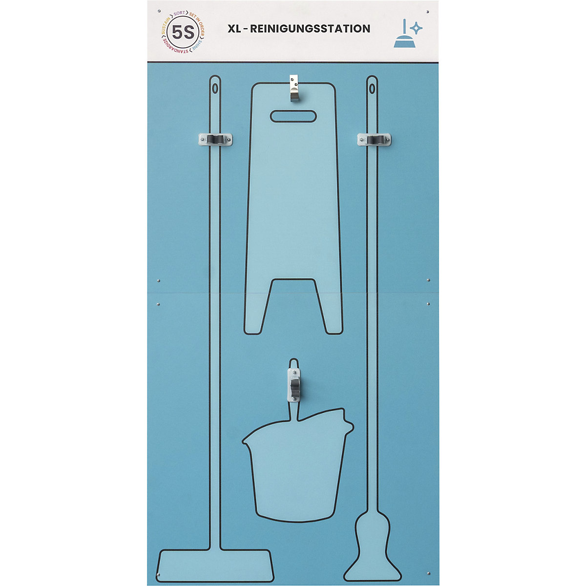 Barrière d'ombre XL pour poste de nettoyage – Paperflow