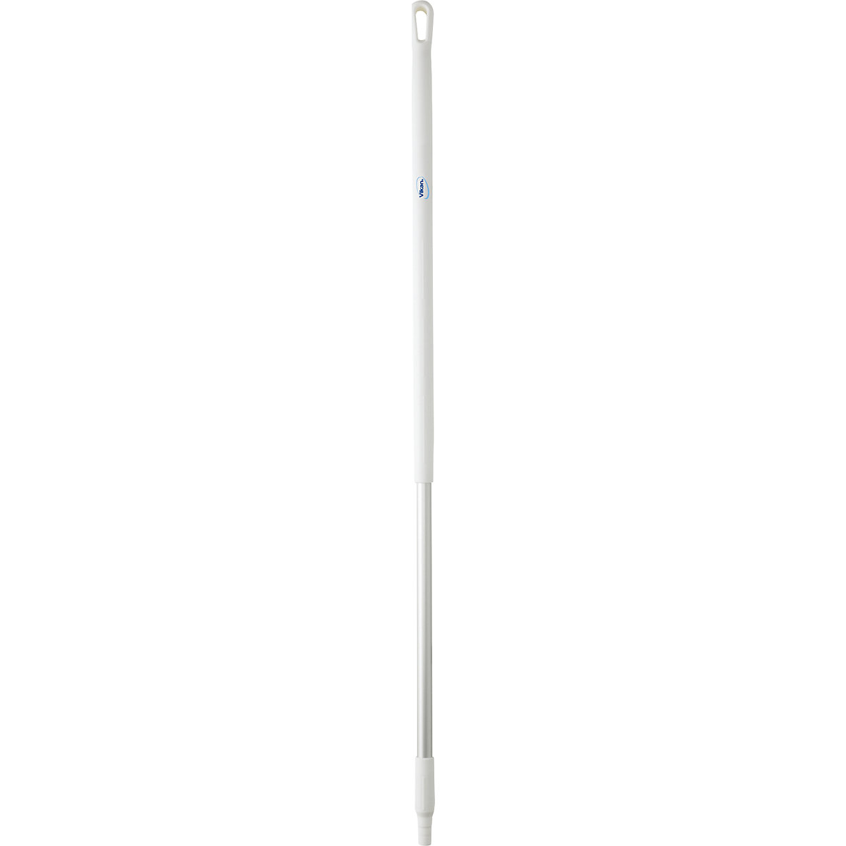 Cabo em alumínio, ergonómico – Vikan, Ø 31 mm, comprimento 1310 mm, embalagem de 10 unid., branco-0