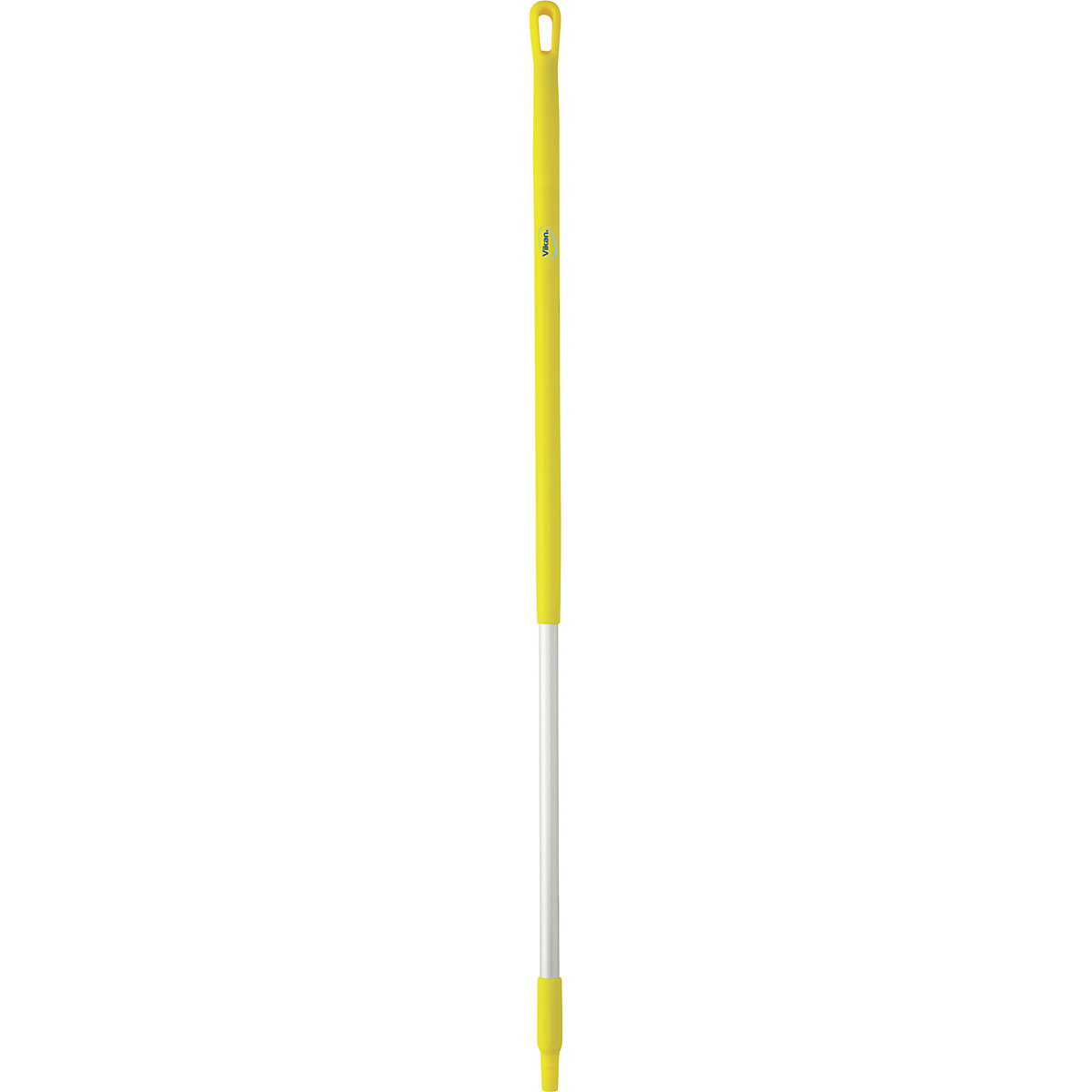 Cabo em alumínio, ergonómico – Vikan, Ø 31 mm, comprimento 1310 mm, embalagem de 10 unid., amarelo-0