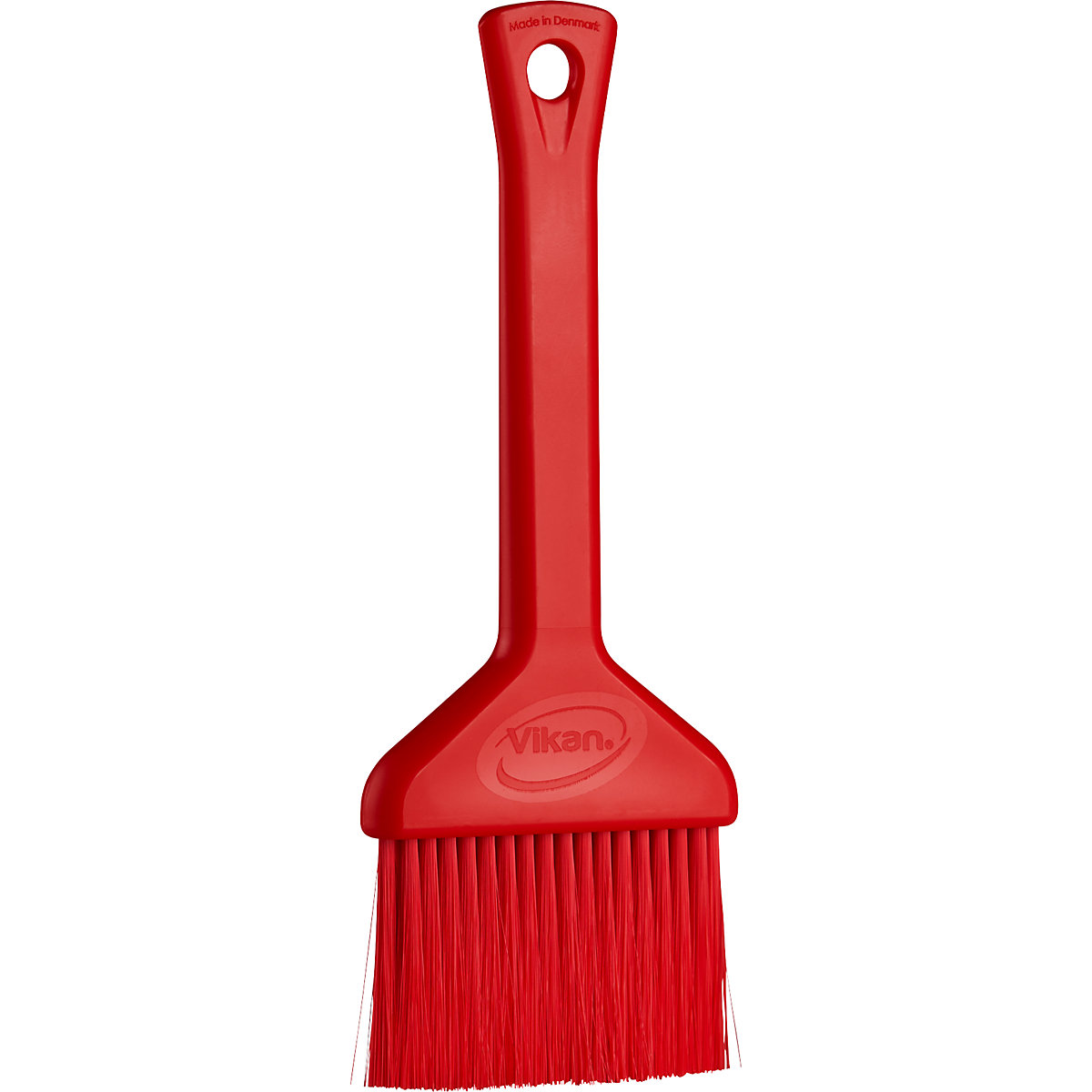 Pincel para alimentos, macio – Vikan, largura do pincel 70 mm, embalagem de 10 unid., vermelho-0