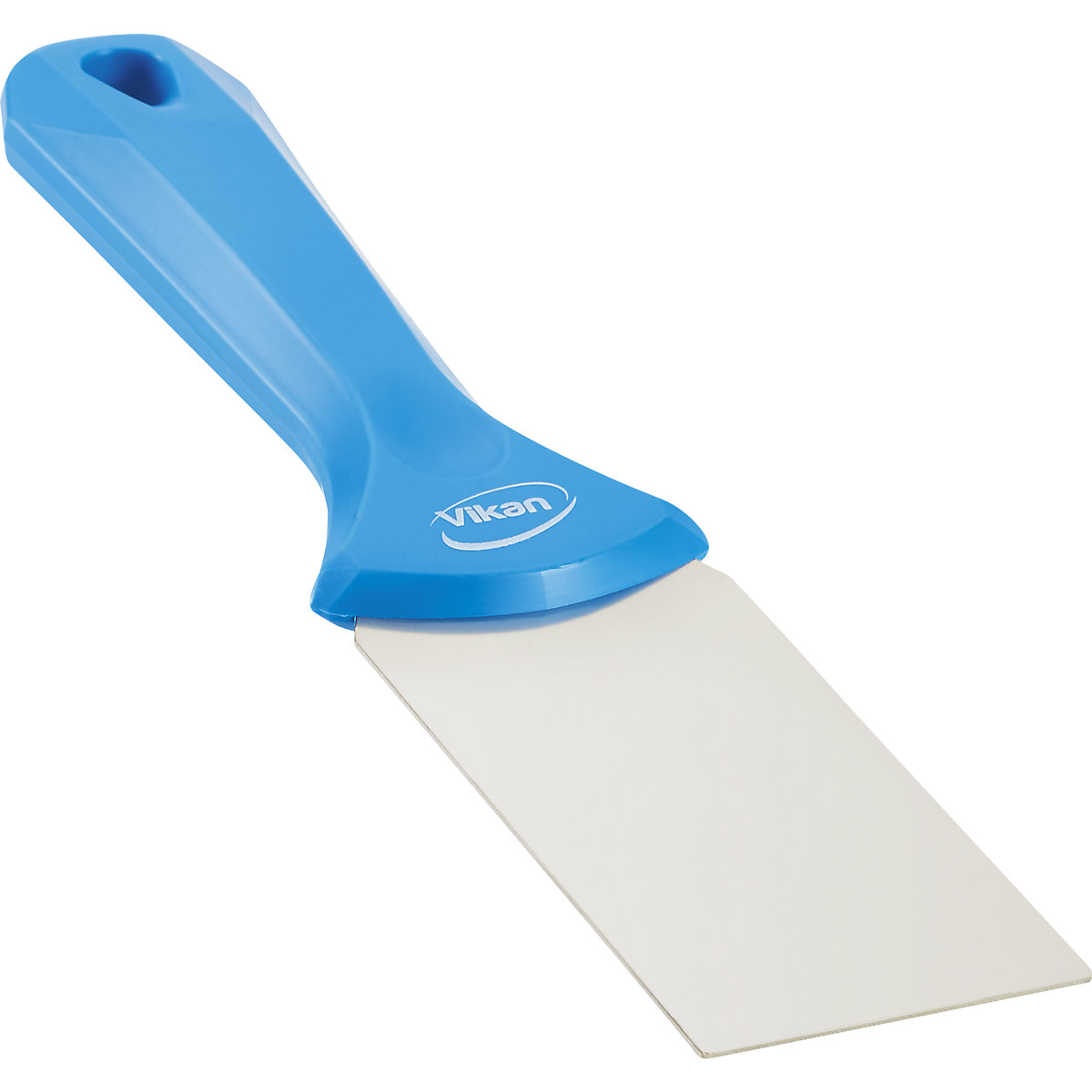 Raspador manual com lâmina de aço inoxidável – Vikan, largura 50 mm, embalagem de 10 unid., azul-0