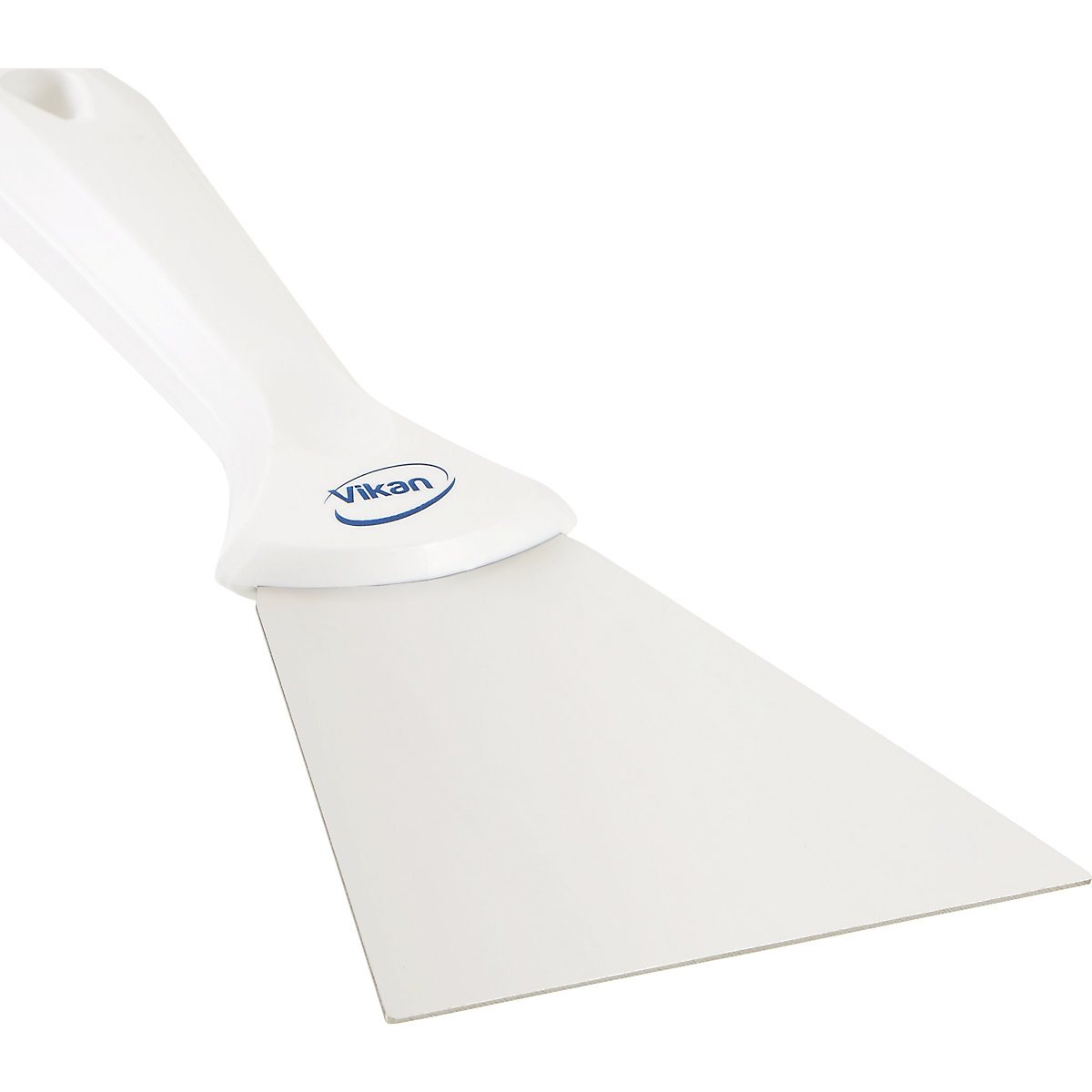 Raspador manual com lâmina de aço inoxidável – Vikan, largura 100 mm, embalagem de 10 unid., branco-0