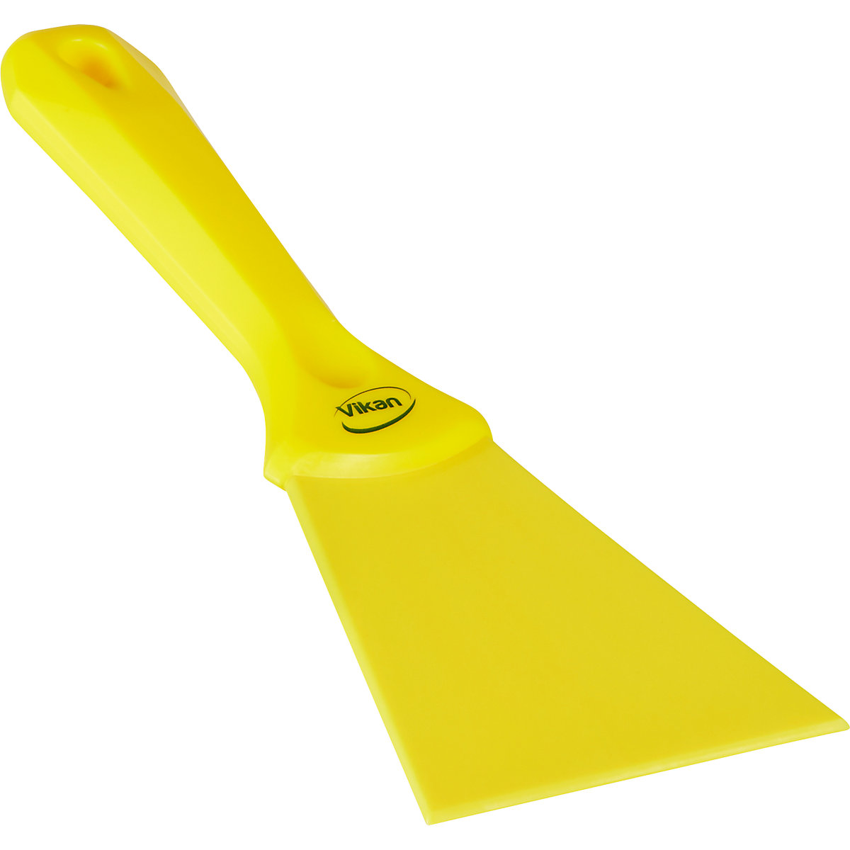 Raspador manual com lâmina de nylon – Vikan, largura 100 mm, embalagem de 10 unid., amarelo-0