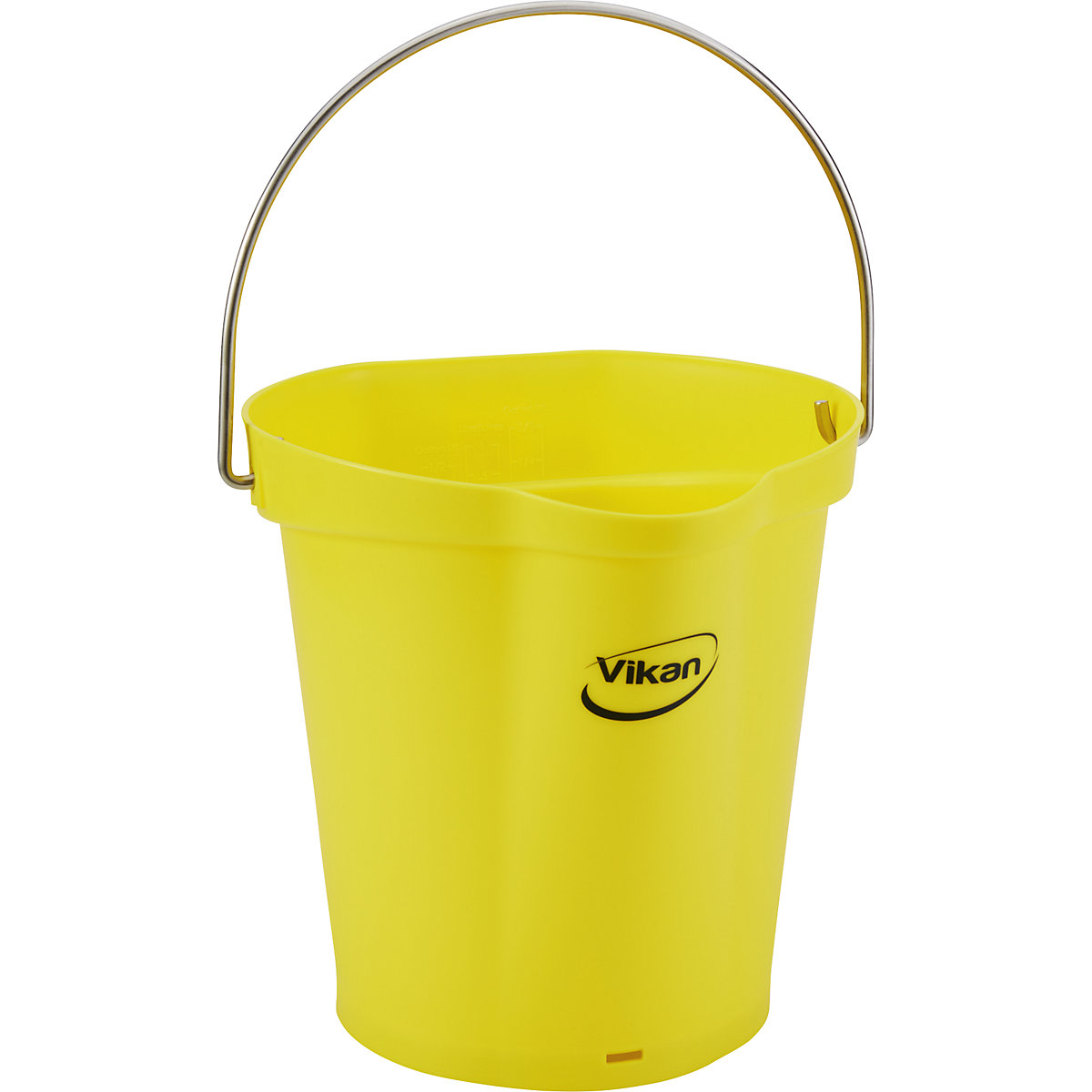Balde, próprio para alimentos – Vikan, volume 6 l, embalagem de 5 unid., amarelo-0