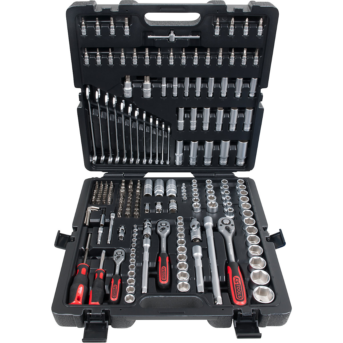 Set di chiavi a bussola 1/4'' + 3/8'' + 1/2'' – KS Tools (Foto prodotto 2)-1
