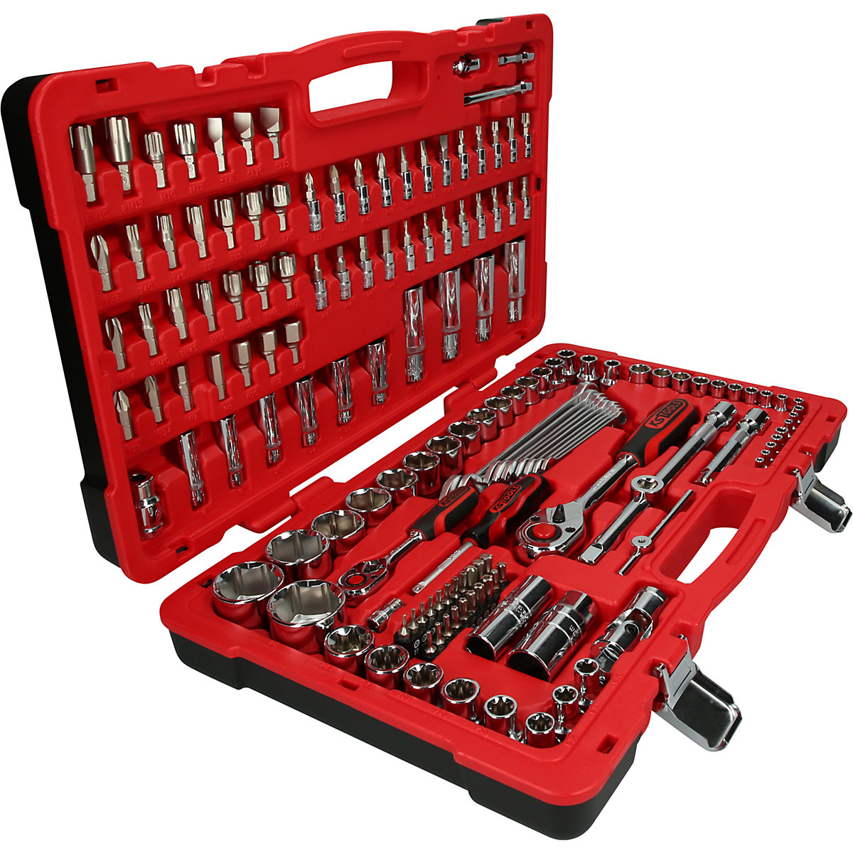 Set di chiavi a bussola CHROMEplus 1/4'' + 1/2'' – KS Tools (Foto prodotto 3)-2