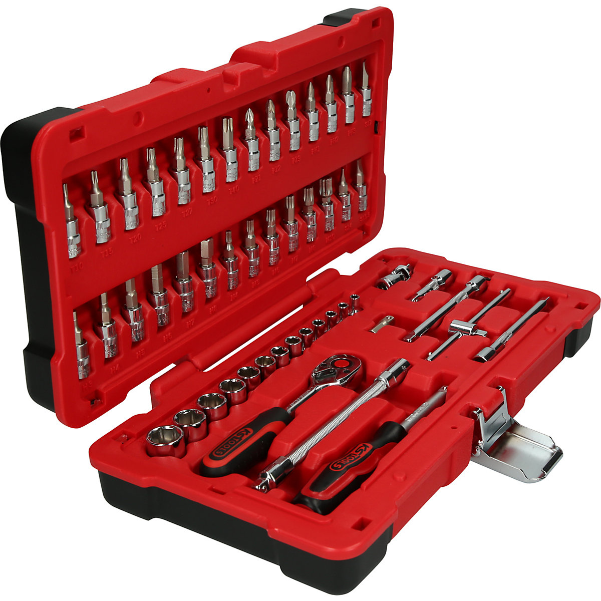 Set di chiavi a bussola da 1/4'' CHROMEplus – KS Tools (Foto prodotto 2)-1