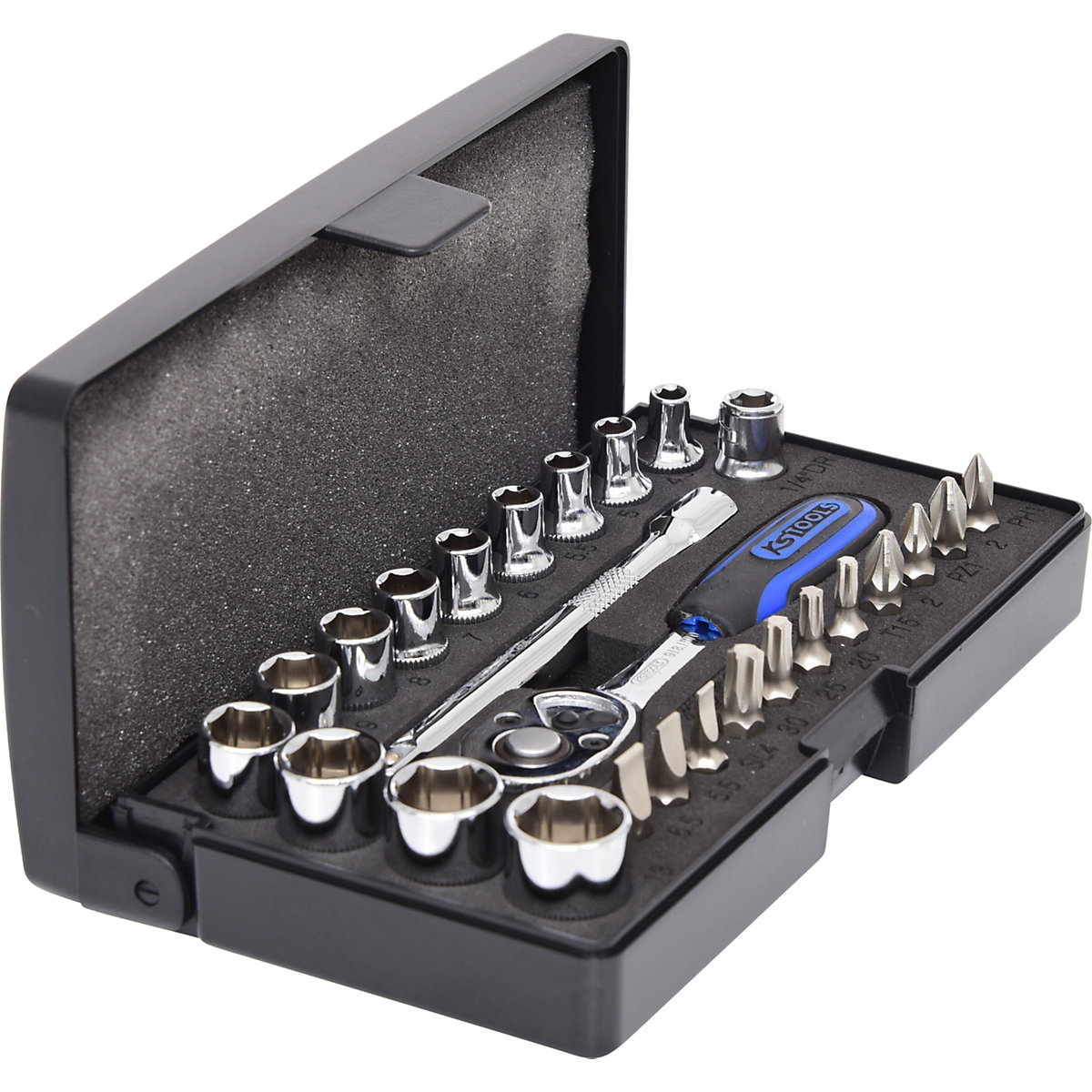 Set di chiavi a bussola da 1/4'' CHROMEplus – KS Tools (Foto prodotto 3)-2