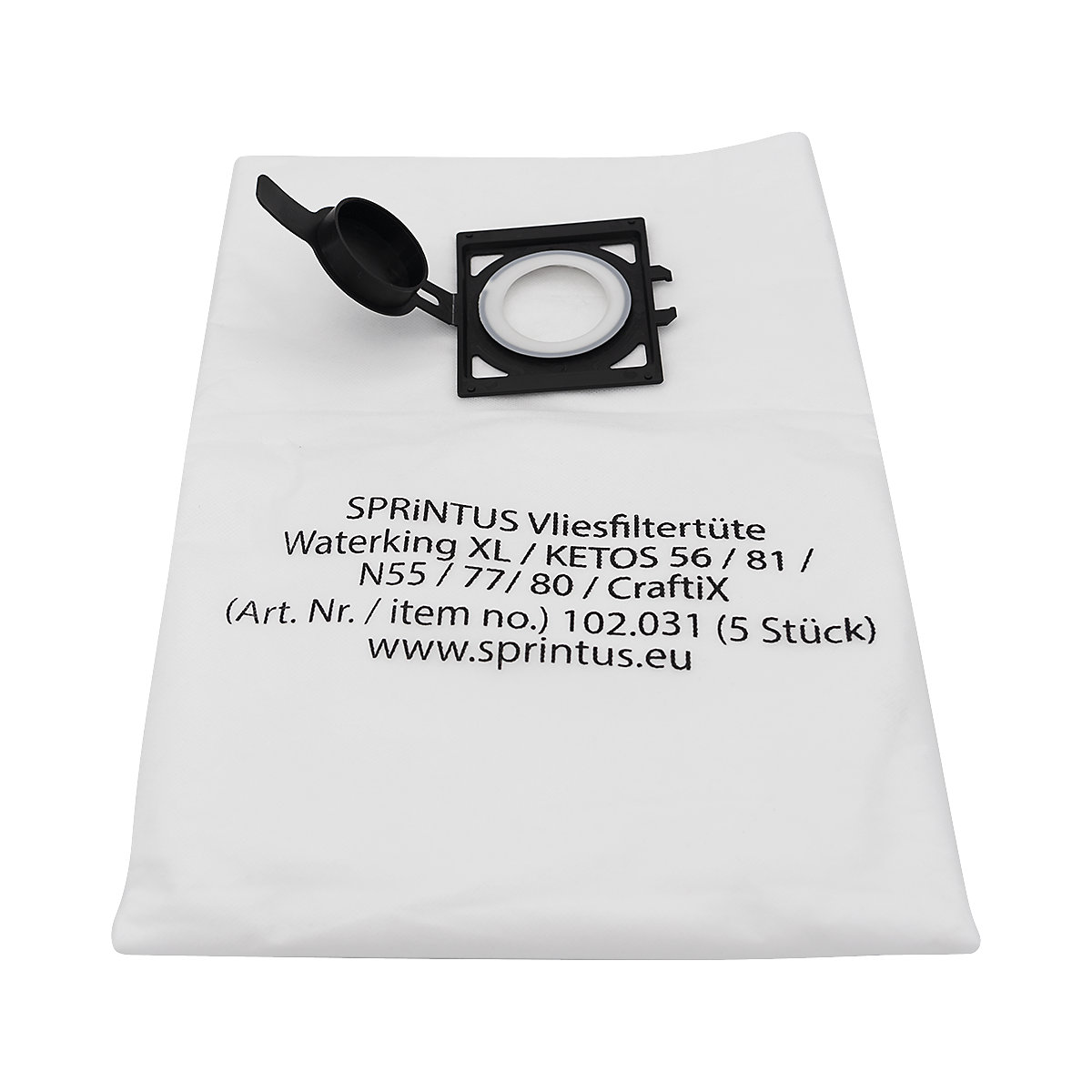 Sacchi-filtro in tessuto-non-tessuto, conf. da 5 pz. - Sprintus
