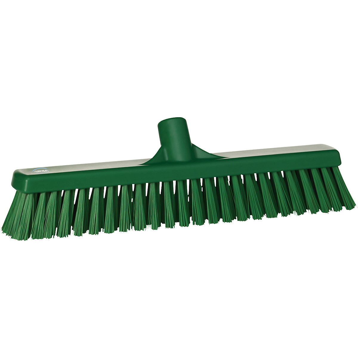 Escoba – Vikan, anchura 410 mm, blanda / dura, UE 10 unid., verde-0