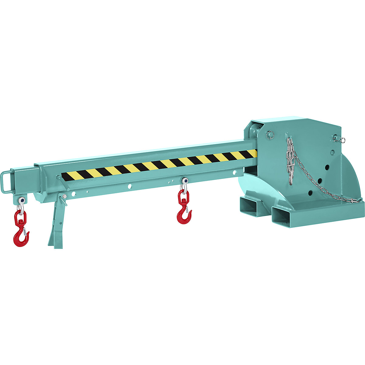 Stivuitor telescopic – eurokraft pro, reglare a înălțimii în 5 trepte, capacitate portantă 1250 – 8000 kg, albastru turcoaz-0