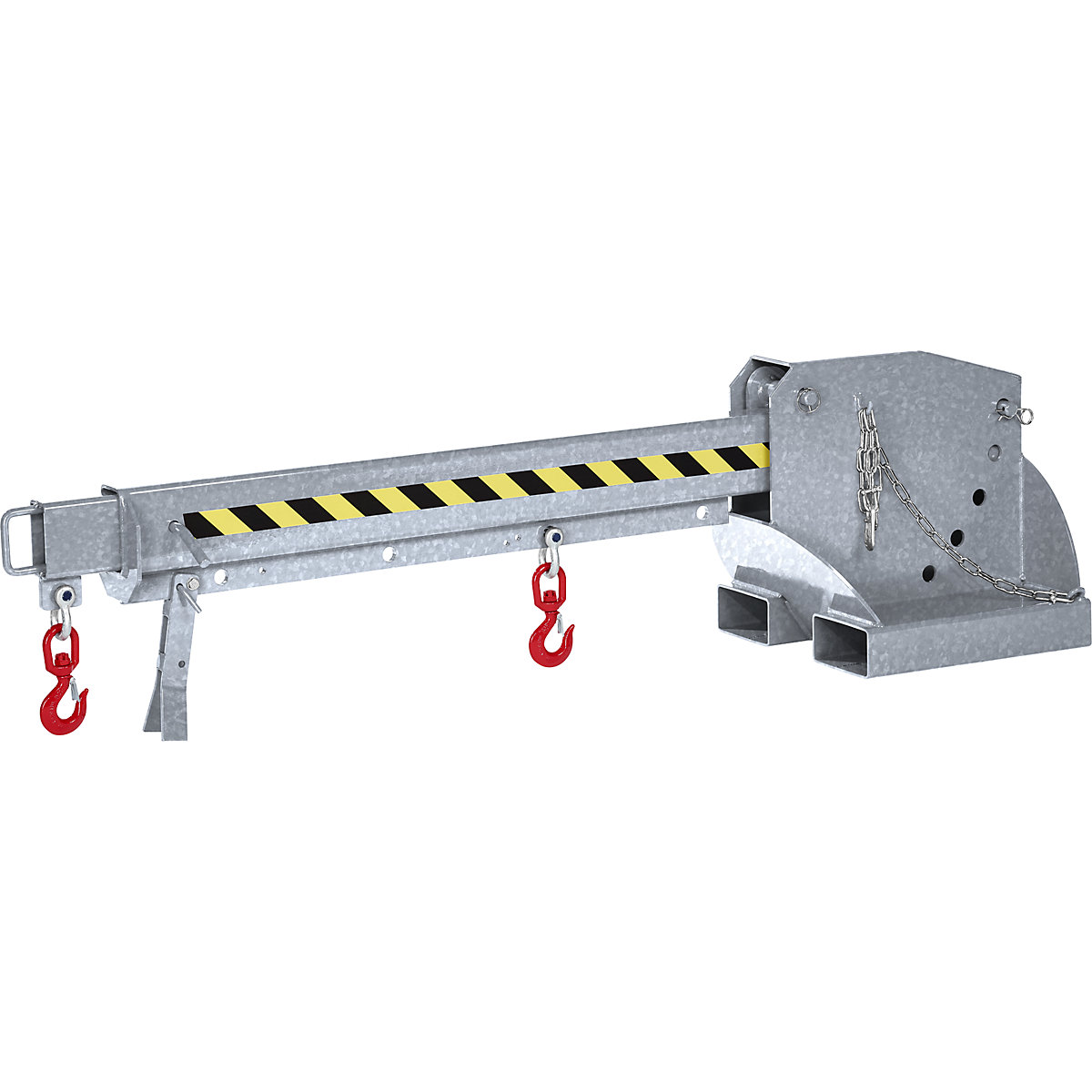 Stivuitor telescopic – eurokraft pro, reglare a înălțimii în 5 trepte, capacitate portantă 1250 – 8000 kg, zincat-0
