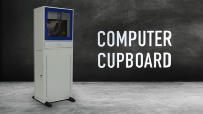 Computer cupboard – eurokraft basic (Product illustration 10)-9