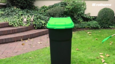 Polypropylene waste bin – rothopro (Product illustration 7)-6