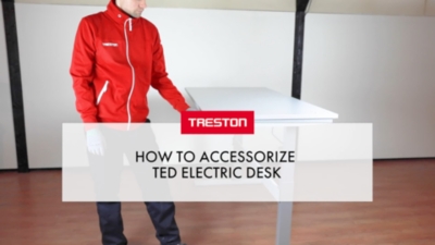 Werktafel, elektrisch in hoogte verstelbaar – Treston (Productafbeelding 3)-2