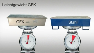 Fahrbare GFK-Auffangwanne CEMO (Produktabbildung 4)-3