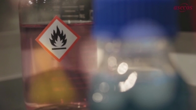 Feuerbeständiger Gefahrstoff-Falttürschrank Typ 90 asecos (Produktabbildung 4)-3
