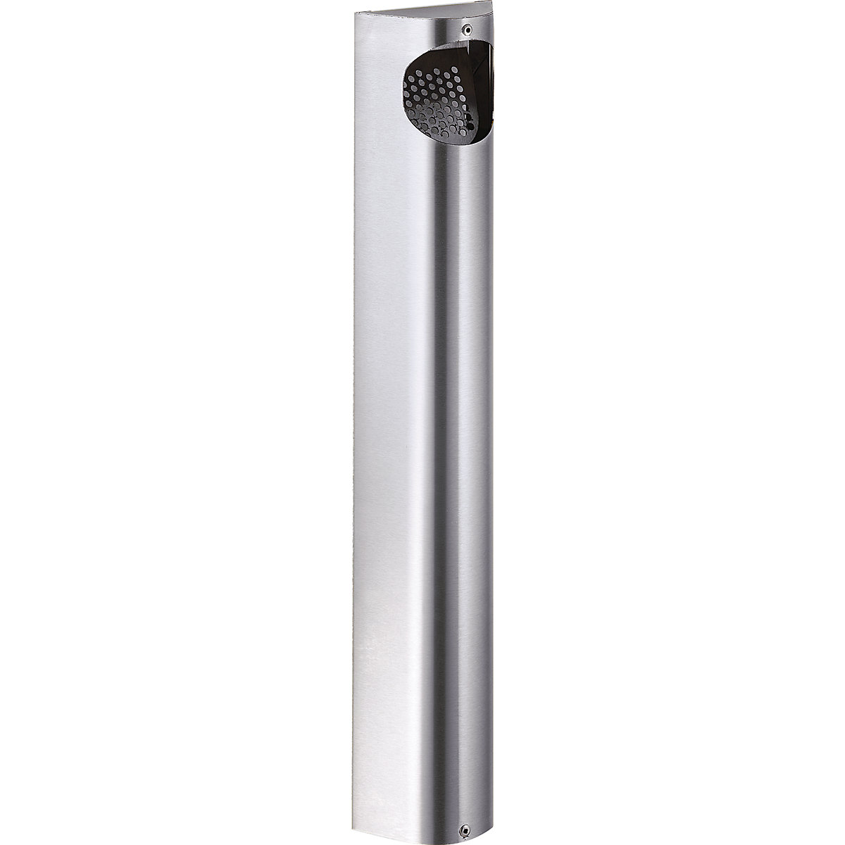 Nástěnný popelník z ušlechtilé oceli – VAR, objem 3,5 l, v x š x h 550 x 110 x 74 mm-0