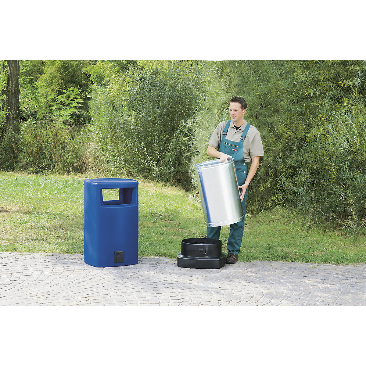 Sběrač odpadů z plastu pro venkovní použití (Obrázek výrobku 3)-2