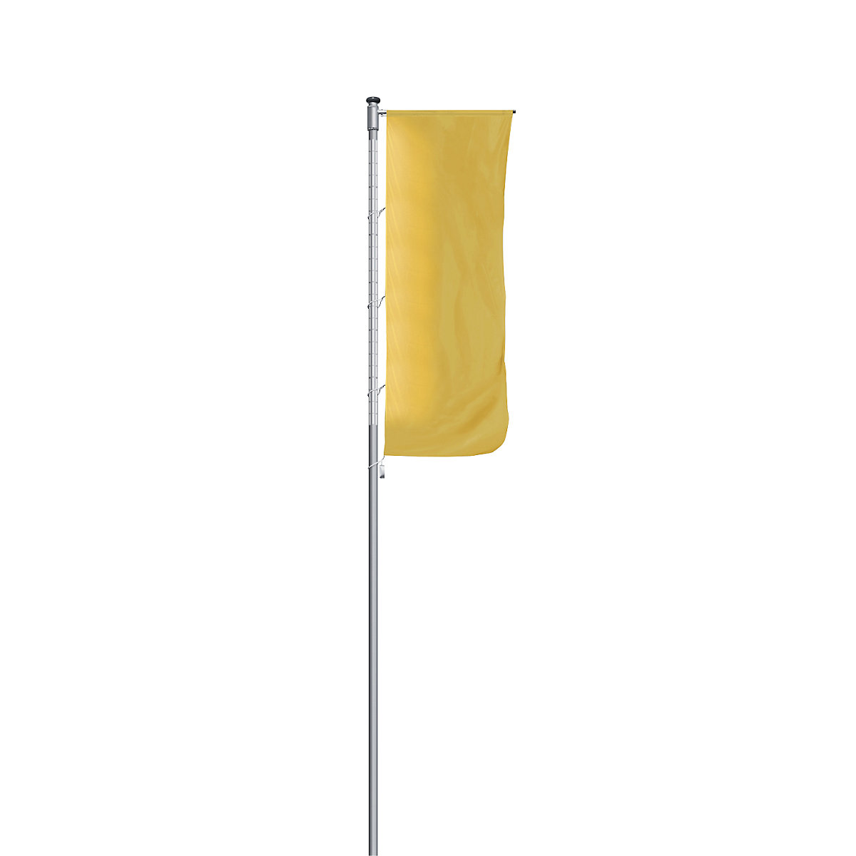 Hliníkový vlajkový stožár, s osvětlením – Mannus