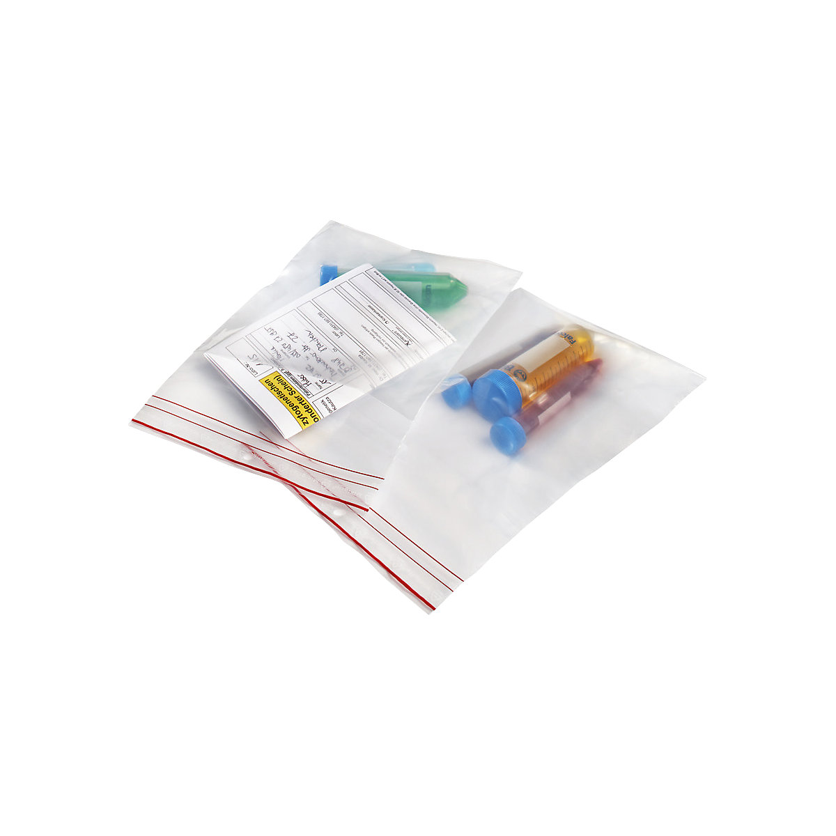 Premium Druckverschlussbeutel mit Vortasche