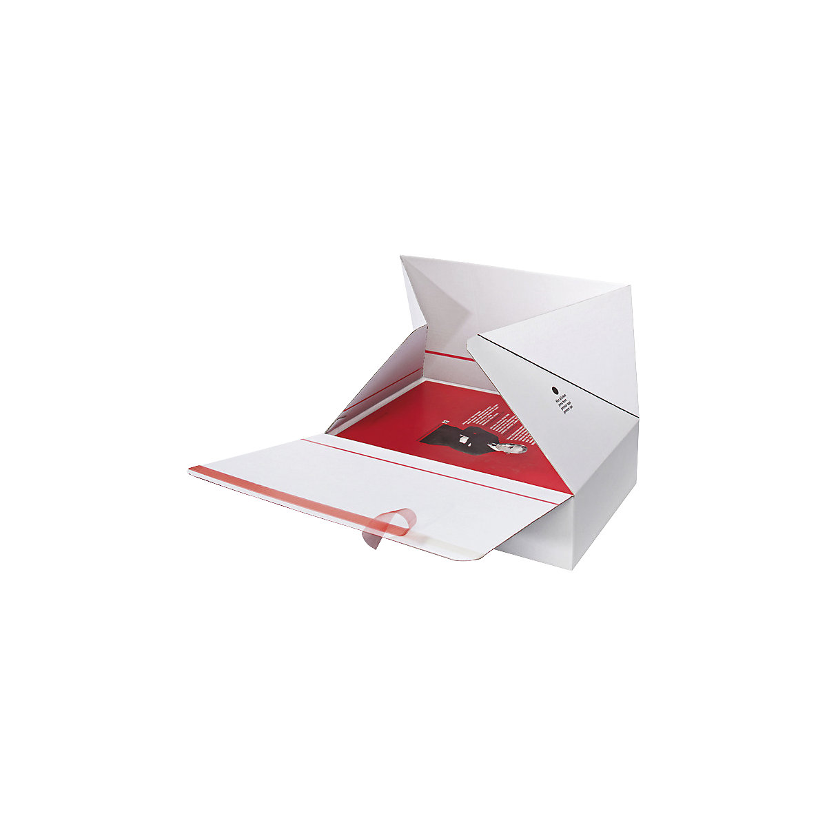 Blitzbox mit Selbstklebung weiß ratioform flow