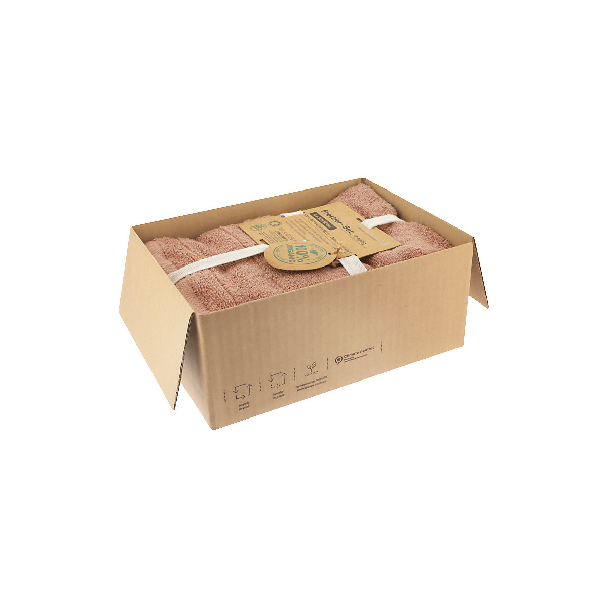 Wellpapp-Faltkarton 100 % Recyclingmaterial ratioform (Produktabbildung 6)-5