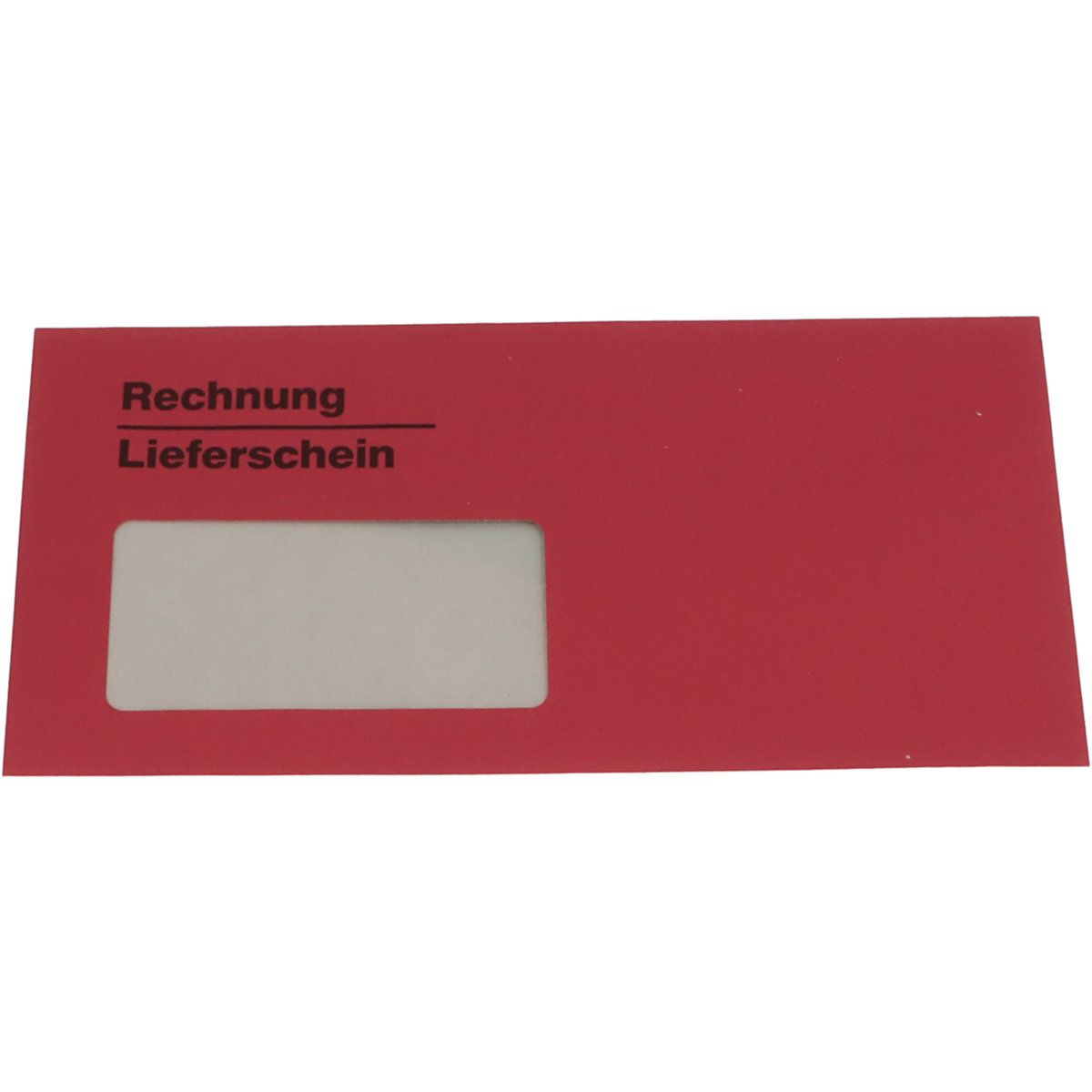 Briefumschlag Aufdruck Lieferschein – Rechnung