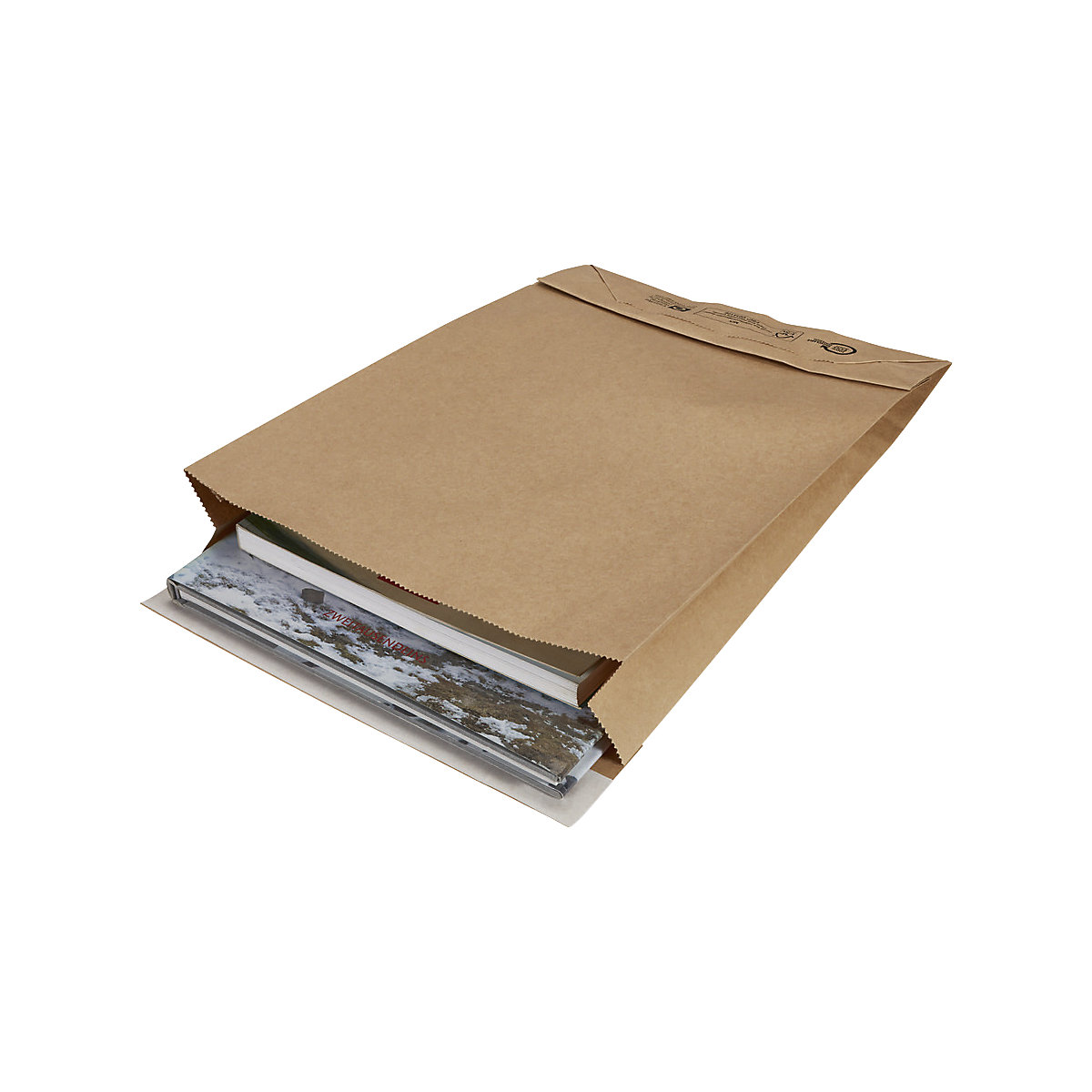 Faltentasche Kraftpapier (Produktabbildung 4)-3