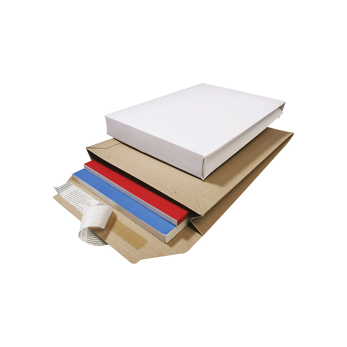 Faltentasche aus Vollpappe ratioform