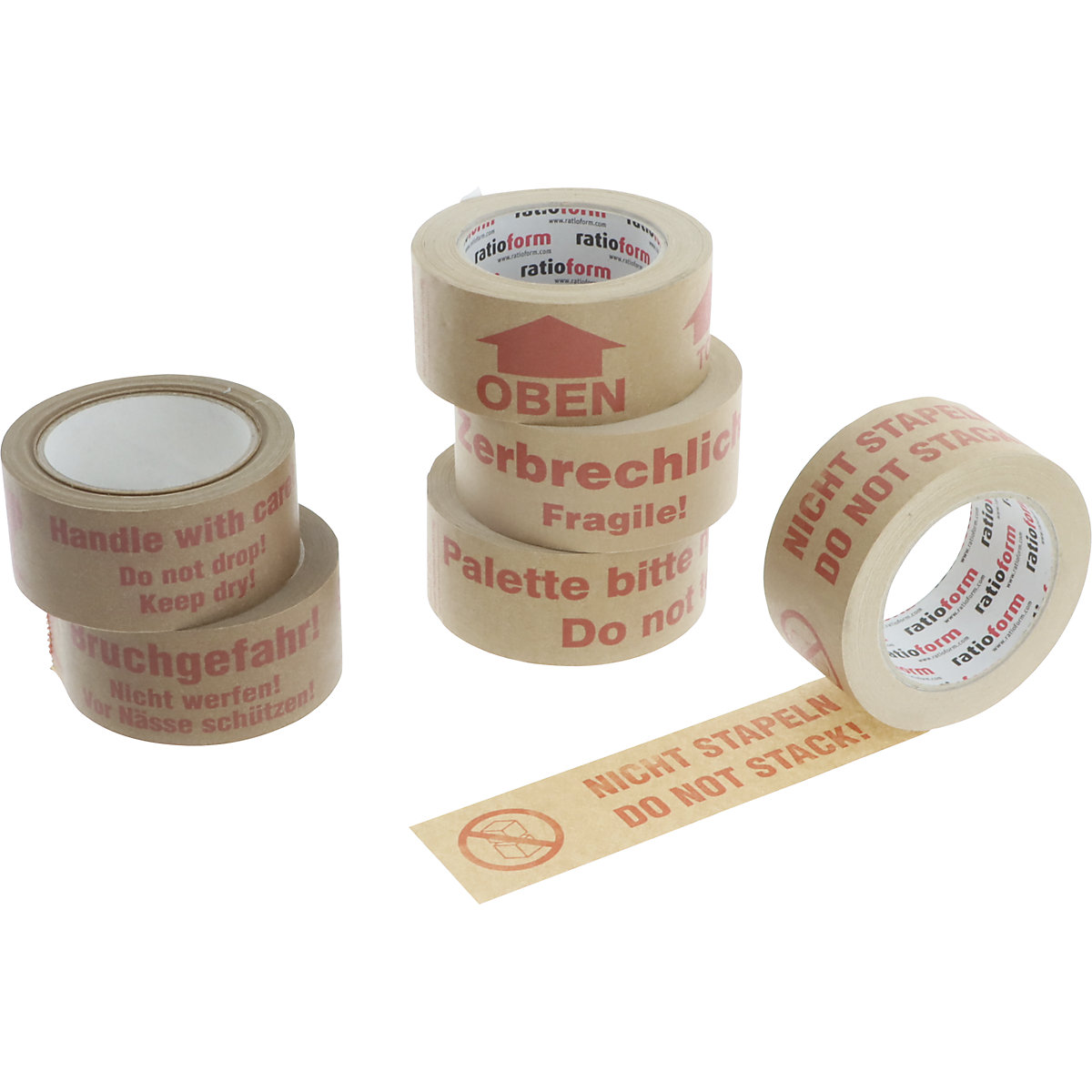 Papier-Warnband ratioform terra (Produktabbildung 2)-1