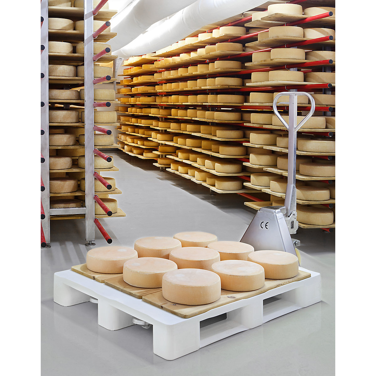 Hygiene-Palette, weiß, VE 5 Stk ratioform (Produktabbildung 4)-3