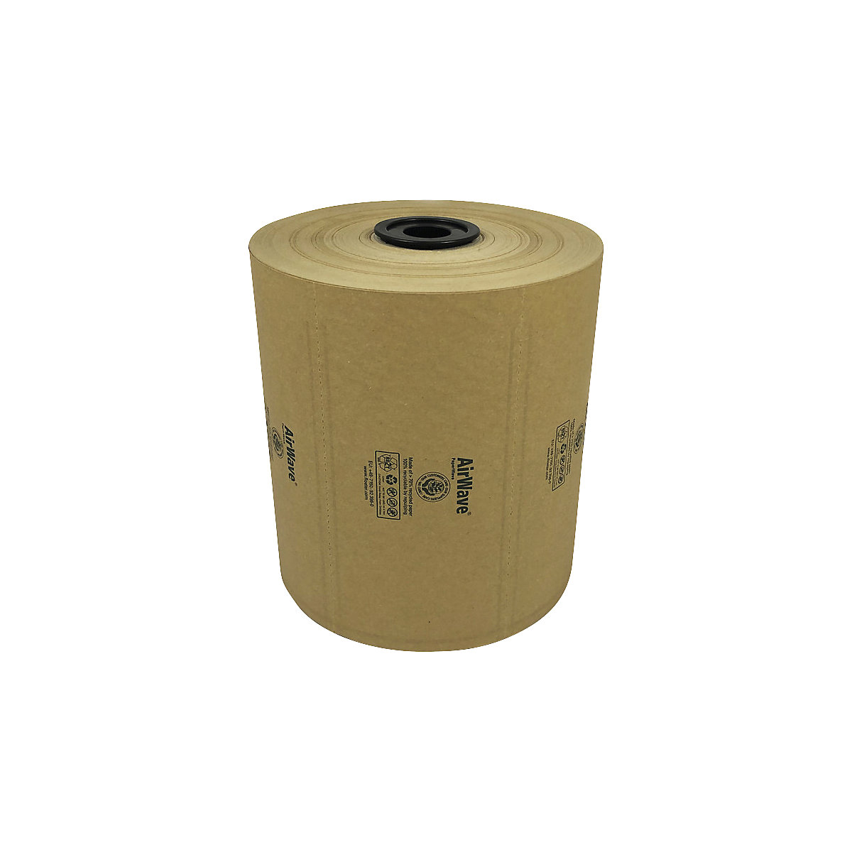 Luftkissenfolie AirWave® Papier ratioform terra, braun, Länge 300 m, BxH 210 x 100 mm-0
