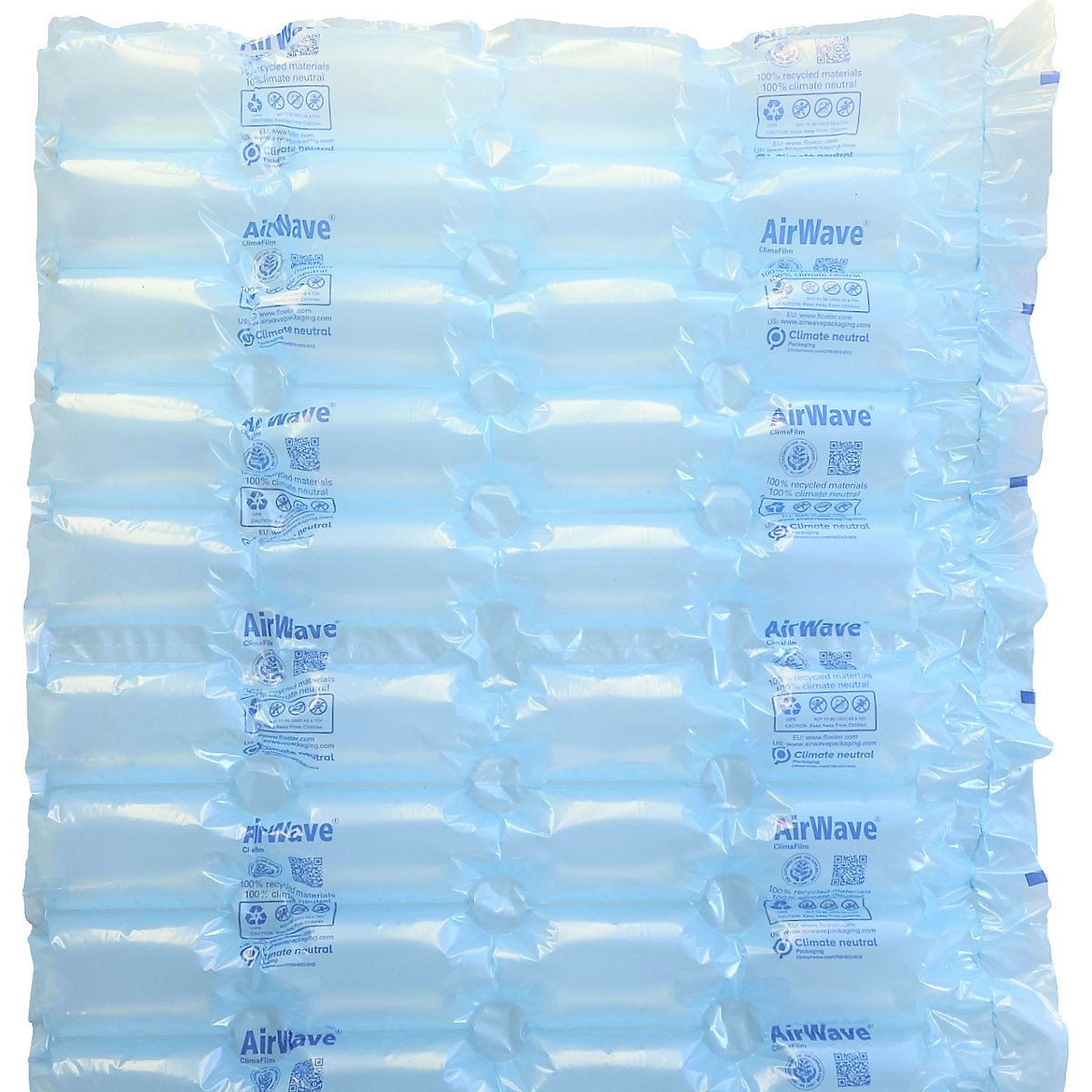 Luftkissenfolie AirWave® ratioform terra, 100% recycelte Folie, Lauflänge 500 m-0