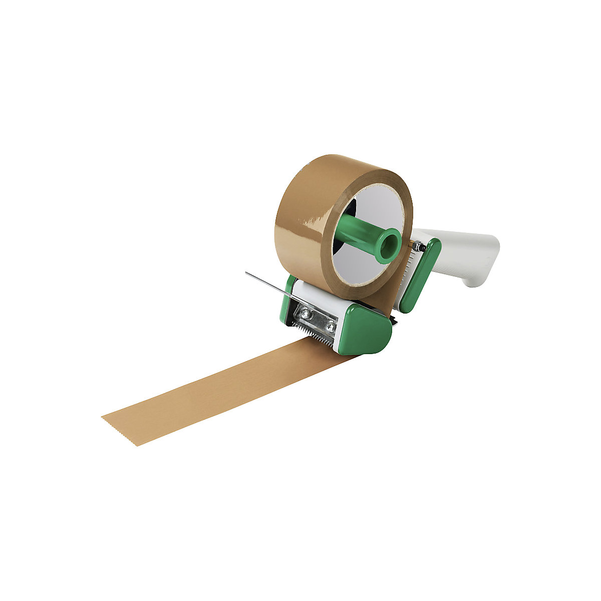 Handabroller, geräuscharm, mit Bremse, für Bandbreite 50 mm, ab 2 Stk