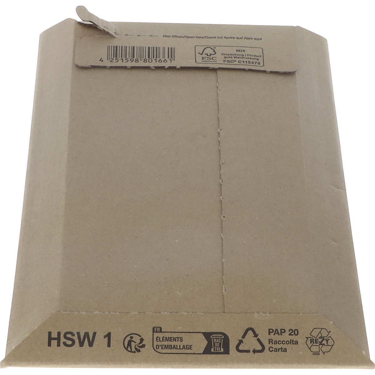 Verzendenvelop golfkarton – ratioform economy (Productafbeelding 3)-2