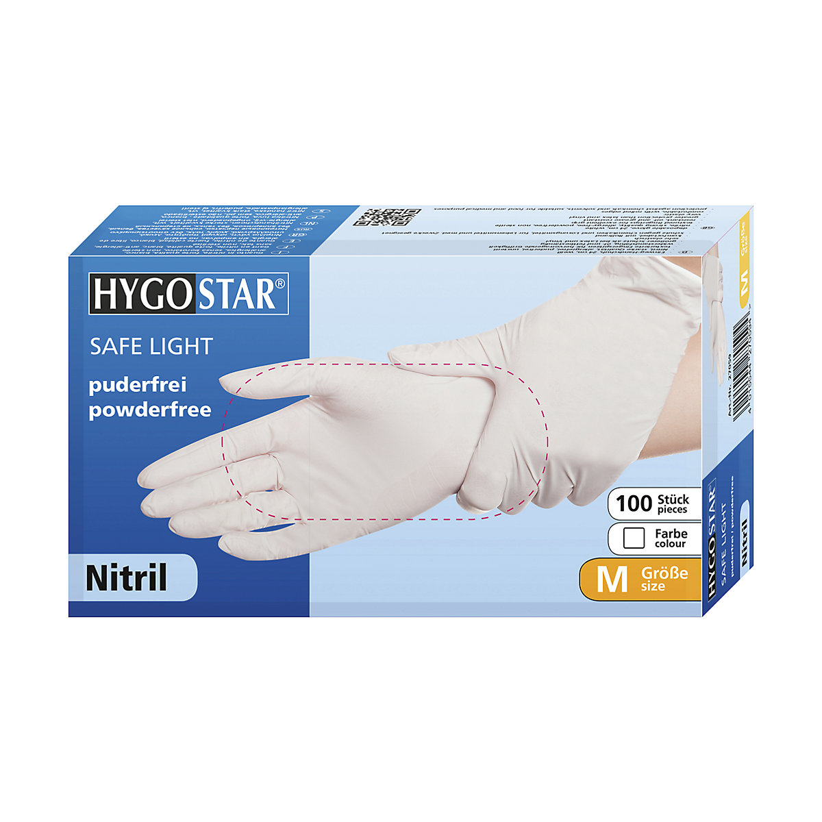 Luvas descartáveis em nitrilo SAFE LIGHT (Imagem do produto 2)-1