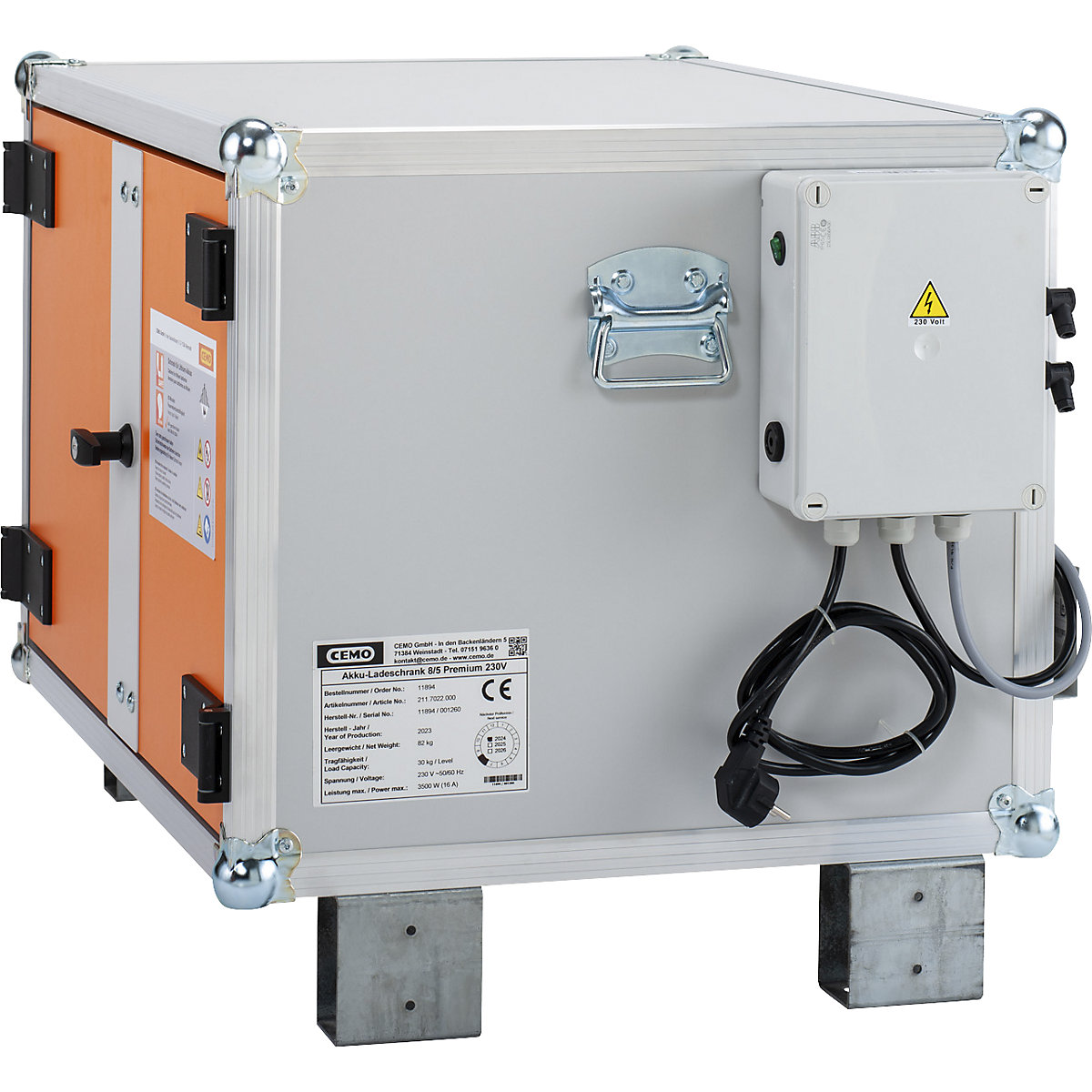 PREMIUM biztonsági akkumulátortöltő szekrény – CEMO (Termék képe 6)-5