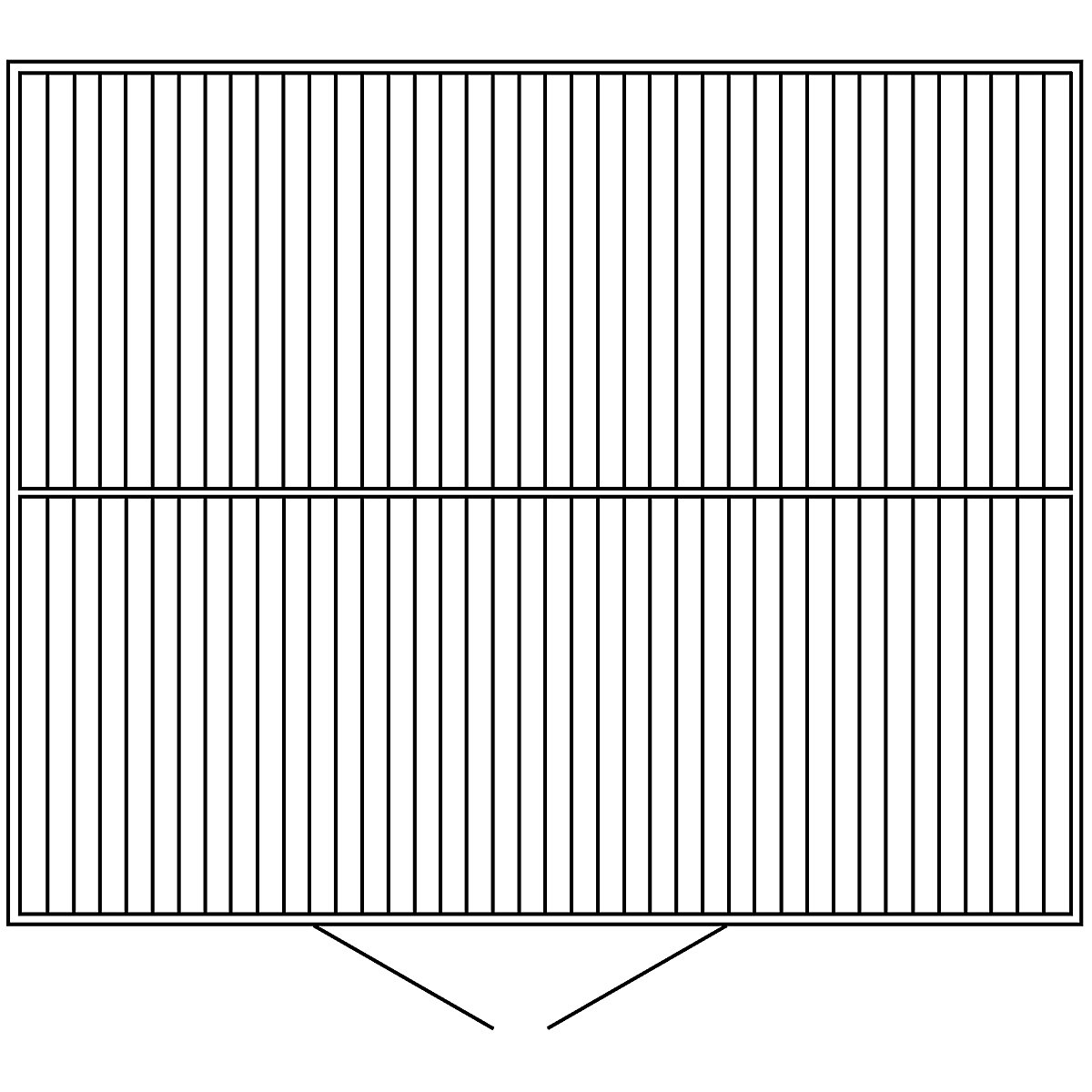 Veszélyesanyag konténer gyúlékony anyagok passzív tárolásához, külső ma x szé x mé 2790 x 5075 x 4330 mm, horganyzott