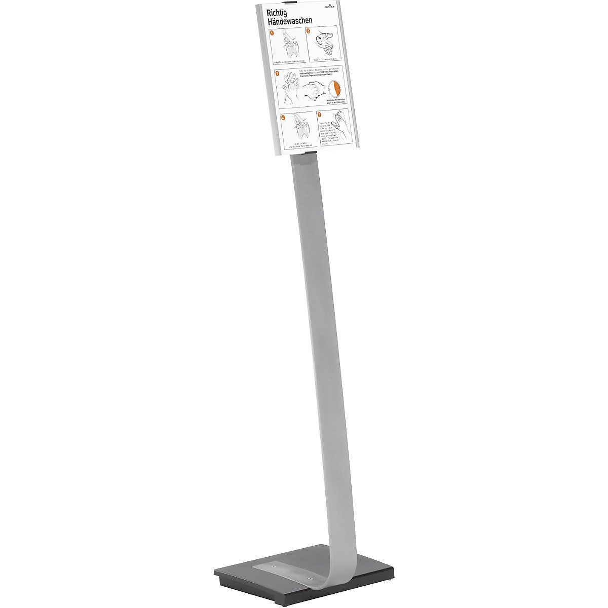 Podlahový stojan s informační tabulkou – DURABLE (Obrázek výrobku 2)-1
