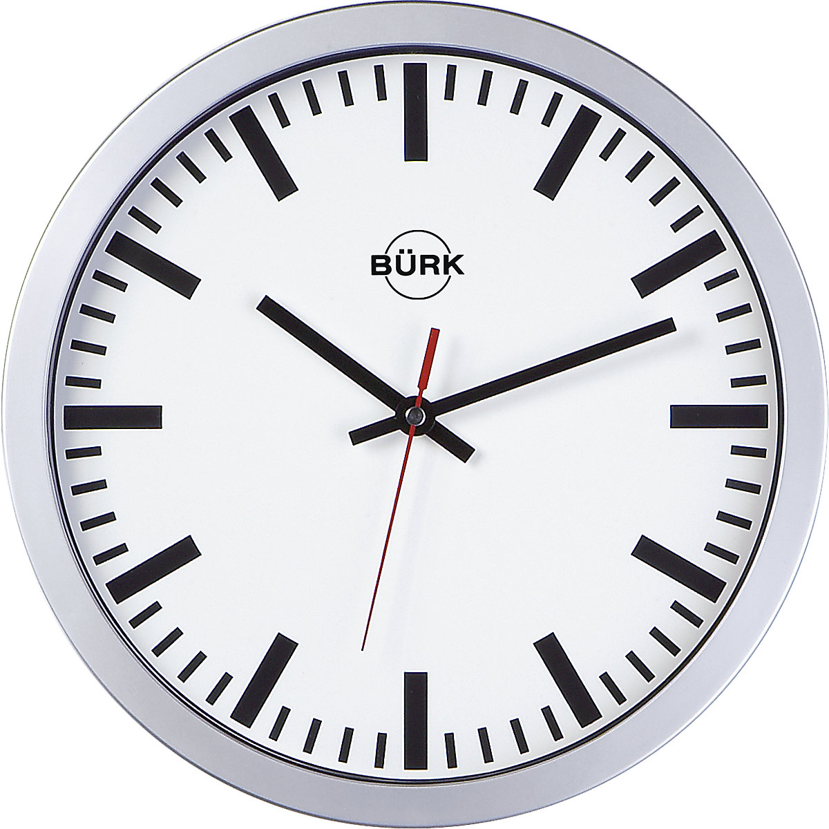 Nástěnné hodiny s plastovým pouzdrem, Ø 300 mm