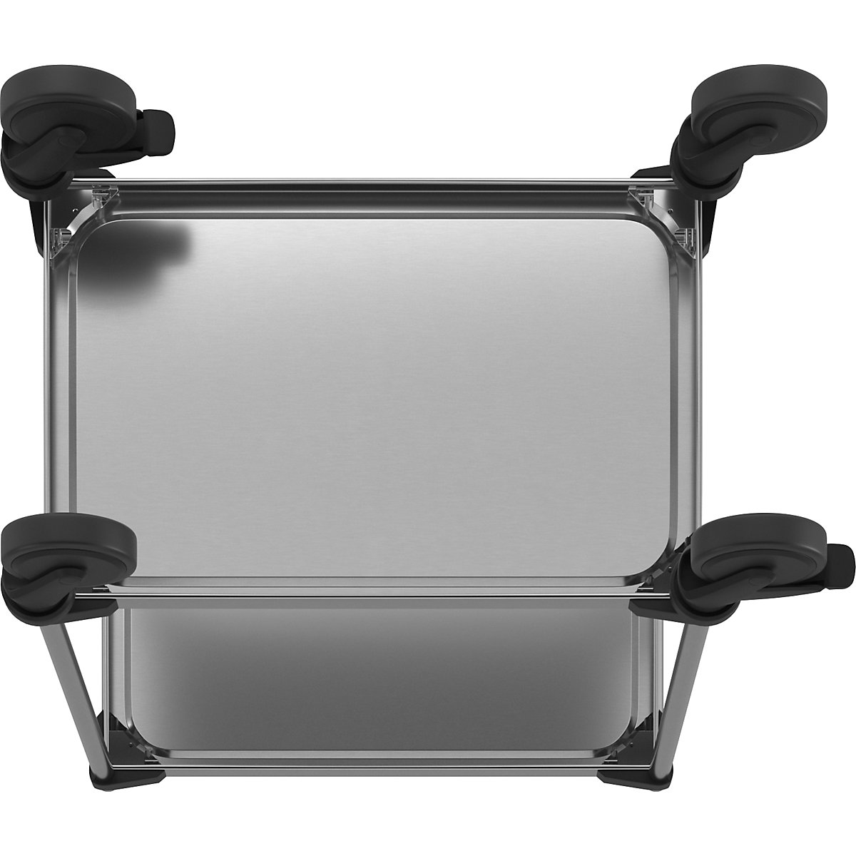Servírovací vozík z ušľachtilej ocele 640-RL (Zobrazenie produktu 5)-4