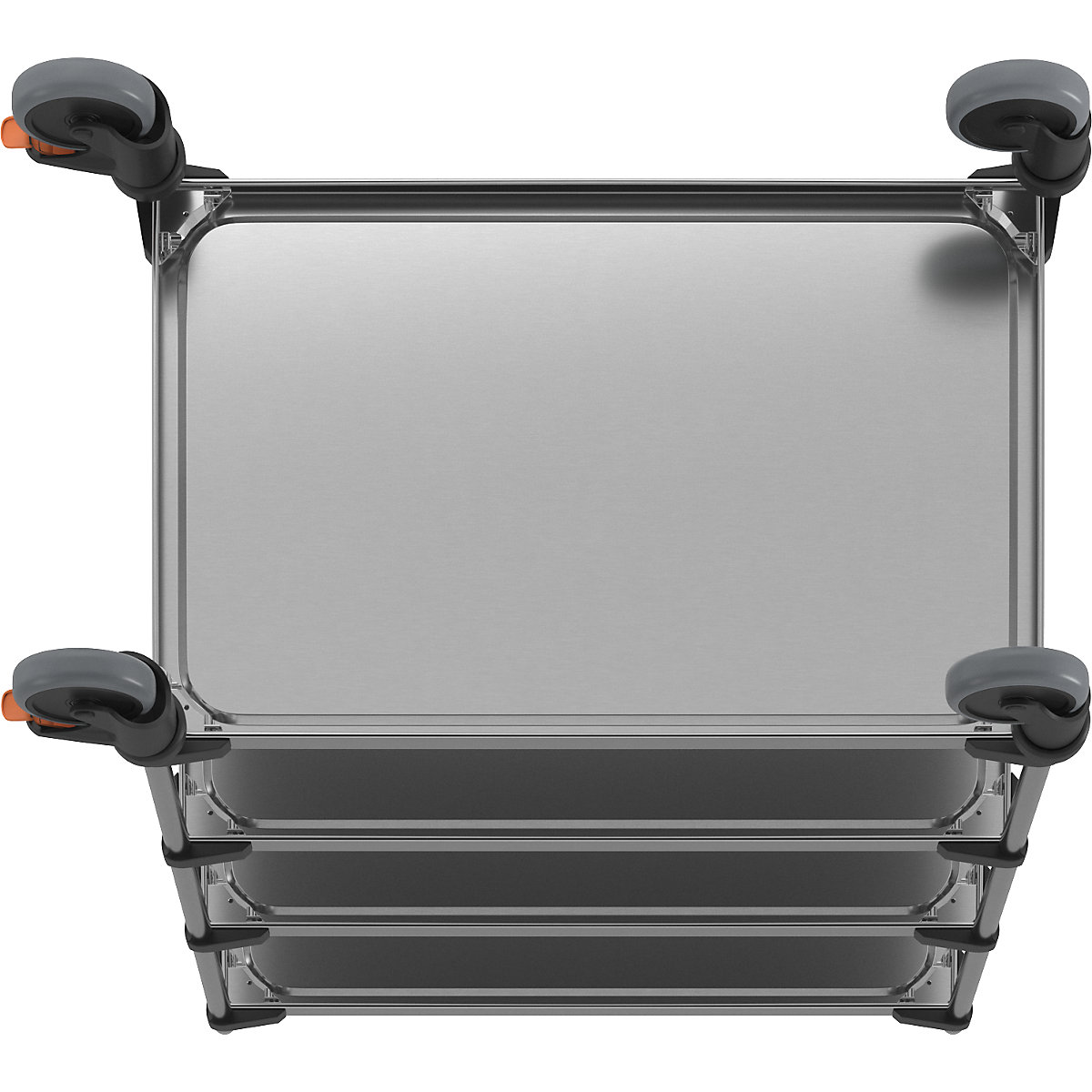 Servírovací vozík z ušľachtilej ocele (Zobrazenie produktu 9)-8