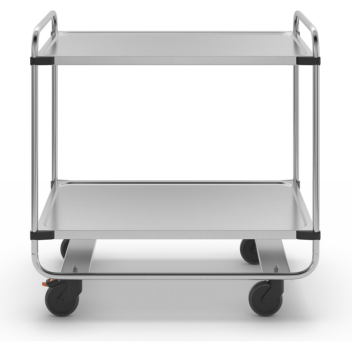 Servírovací vozík z ušľachtilej ocele, zmontovaný (Zobrazenie produktu 3)-2