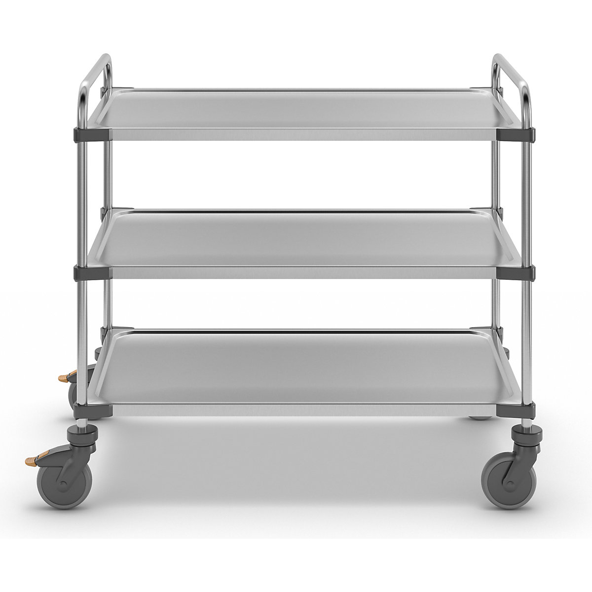 Stolový vozík z ušľachtilej ocele VARITHEK SERVO+ (Zobrazenie produktu 6)-5