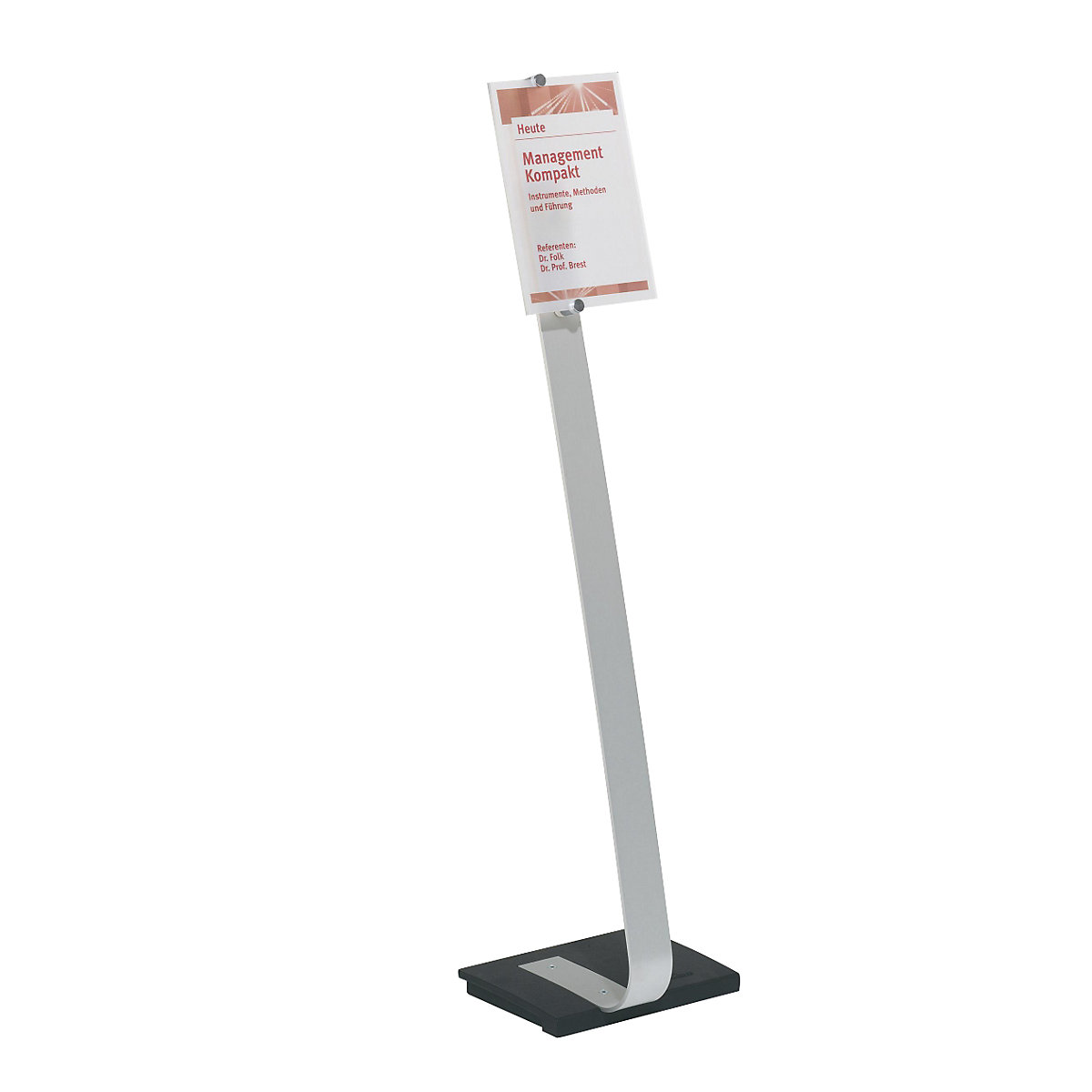 Podlahový stojan CRYSTAL SIGN – DURABLE (Zobrazenie produktu 2)-1