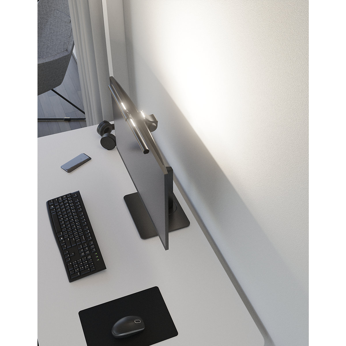 LED svietidlo na obrazovky FLASH – Hansa (Zobrazenie produktu 4)-3