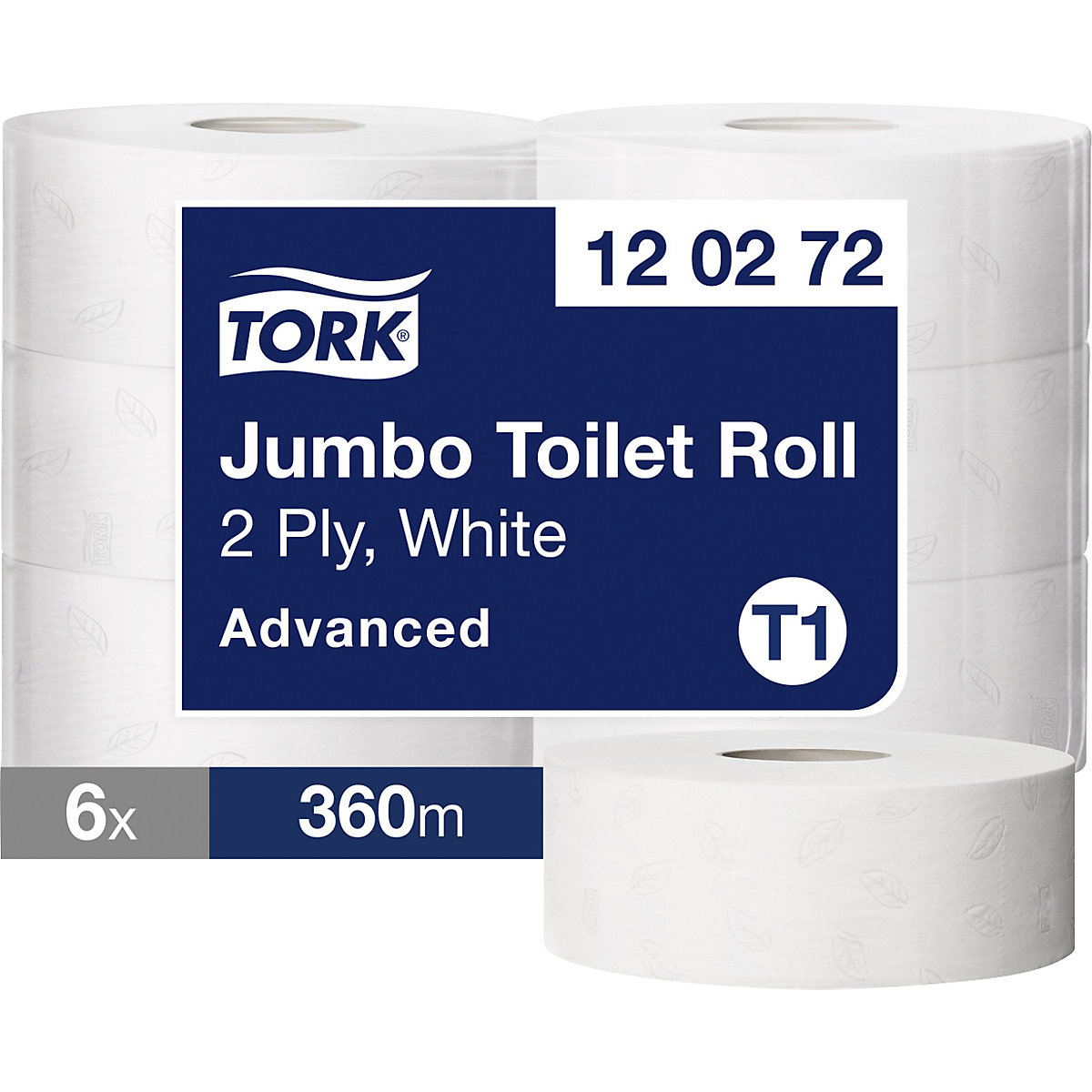 Jumbo – Toilettenpapier, Industrierolle TORK (Produktabbildung 3)-2