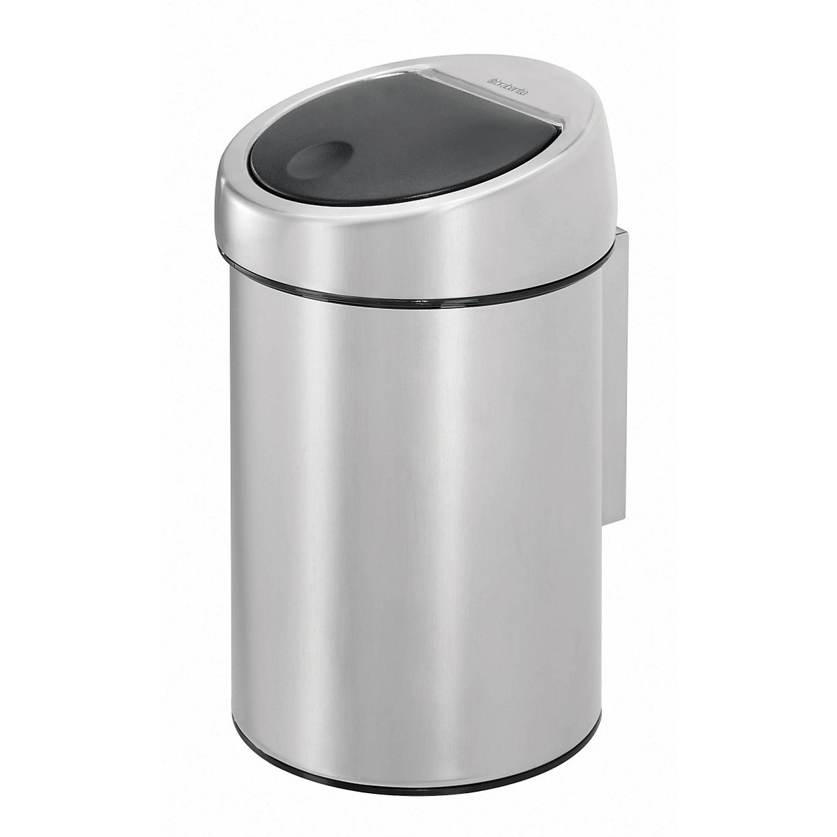 Wall mounted waste collector, stainless steel