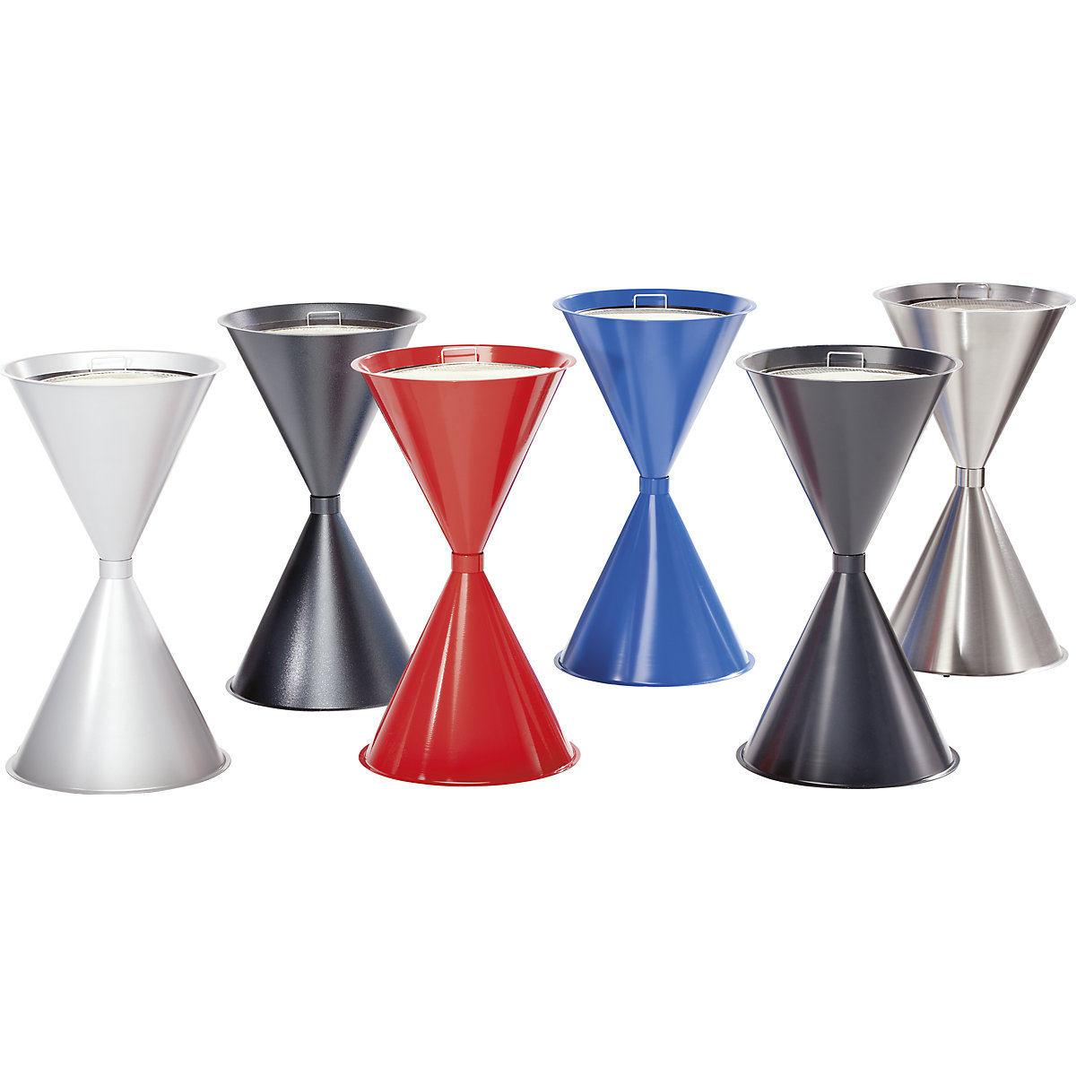 Conical ashtray made of metal – VAR (Product illustration 2)-1